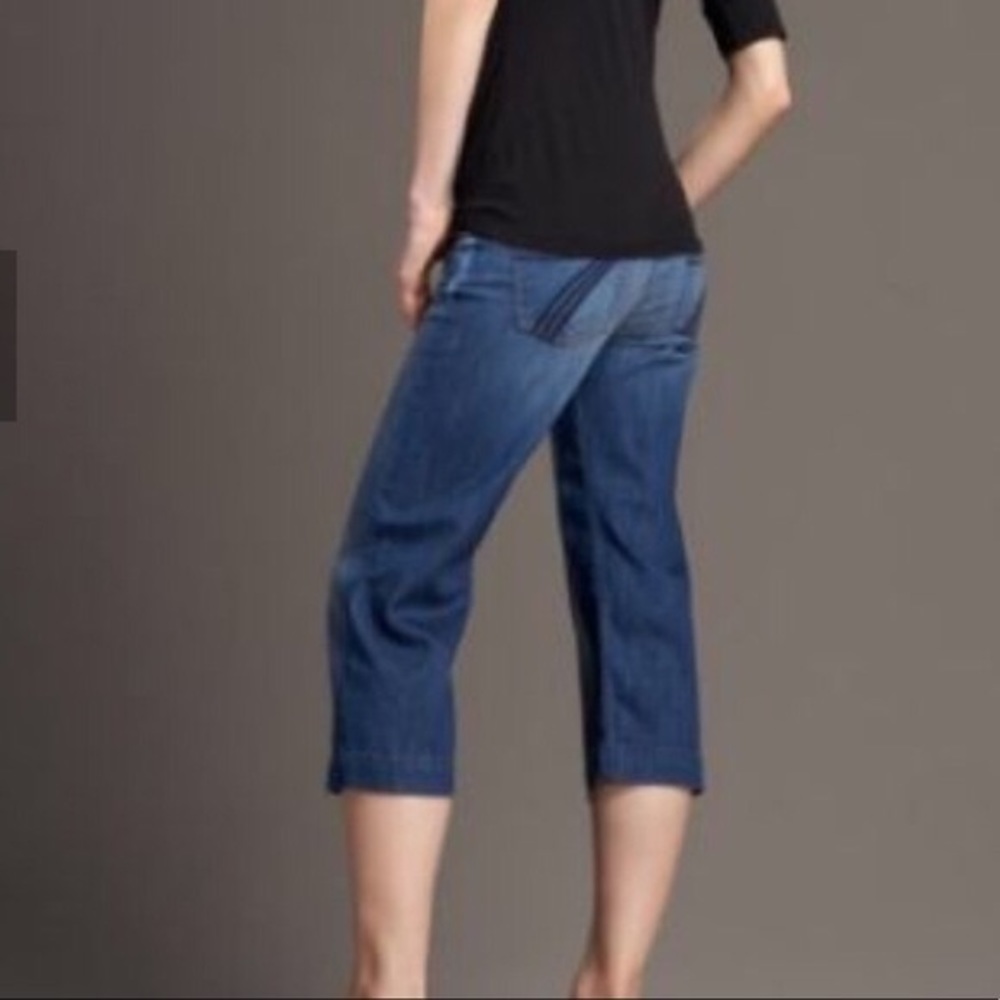 7 for All Mankind Dojo Crop Wide Leg Jeans